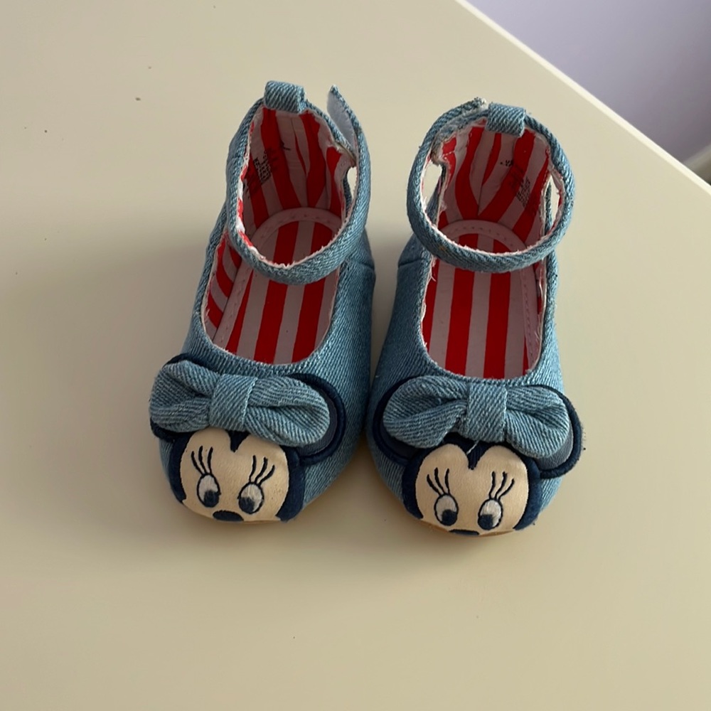 Disney Baby Girl Shoes Minnie Mouse 6-12 months